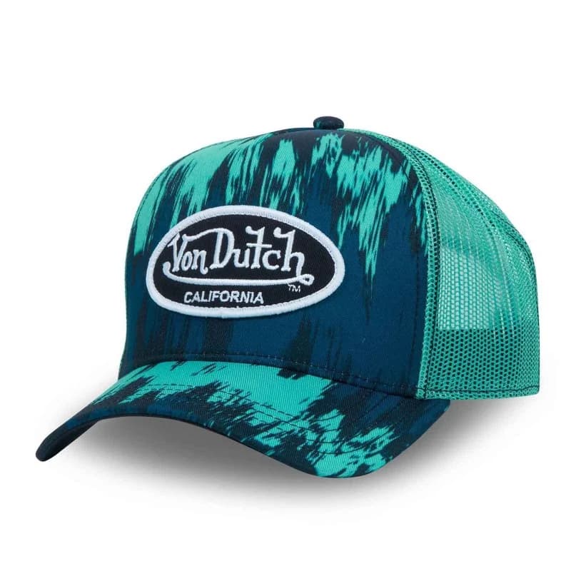 Von Dutch - Casquette Trucker Snapback Vibes Vert Taille Unique