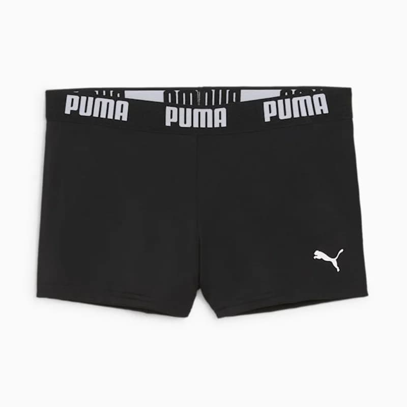 PUMA - Maillot de Bain Trunk Garçon "Logo" Noir 12 ans