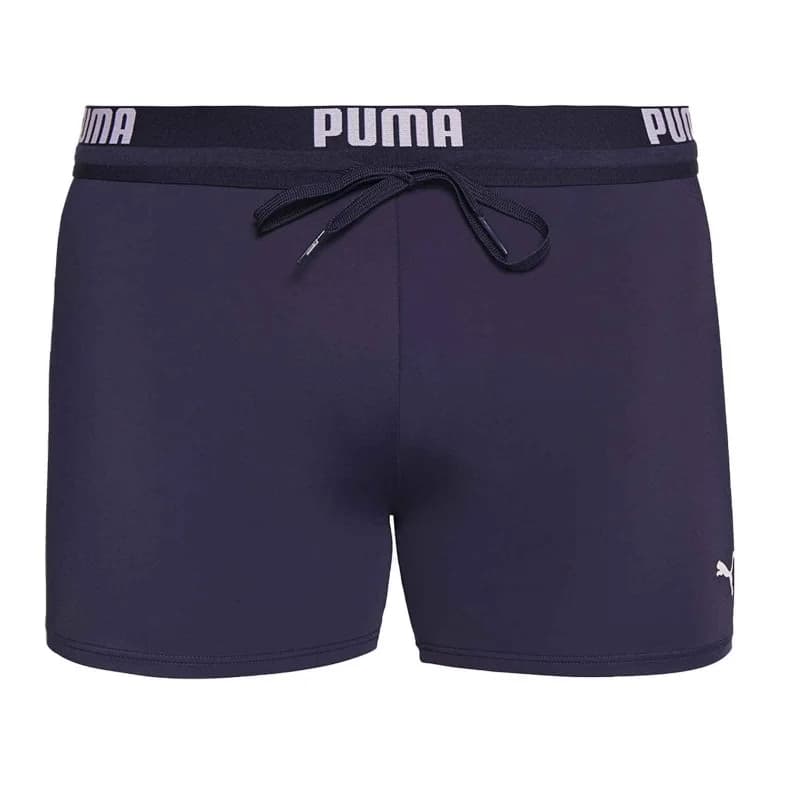 PUMA - Maillot de Bain Trunk Homme "Logo" L Bleu Marine