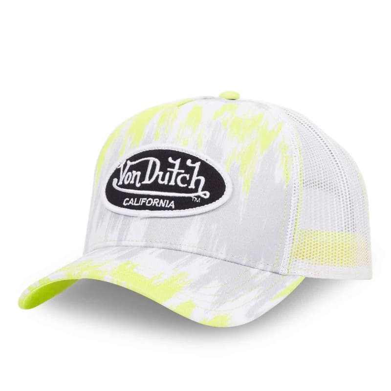 Von Dutch - Casquette Trucker Snapback Vibes Jaune Taille Unique
