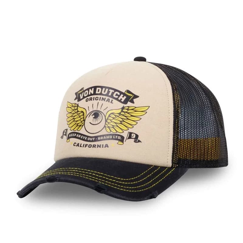 Von Dutch - Casquette Trucker Crew Taille Unique Beige