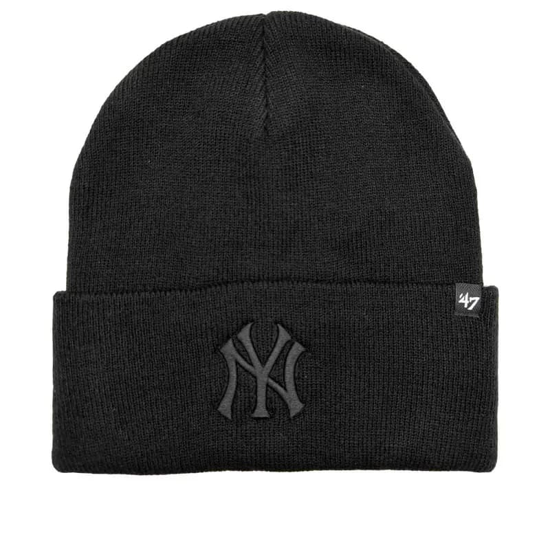 '47 Brand - Bonnet MLB New York Yankees Haymaker "Noir" Taille Unique Noir Logo Noir