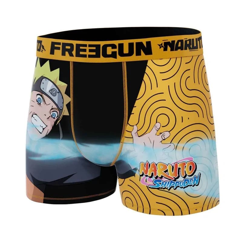 Freegun - Boxer Garçon Naruto Shippûden Jaune 12-14 ans