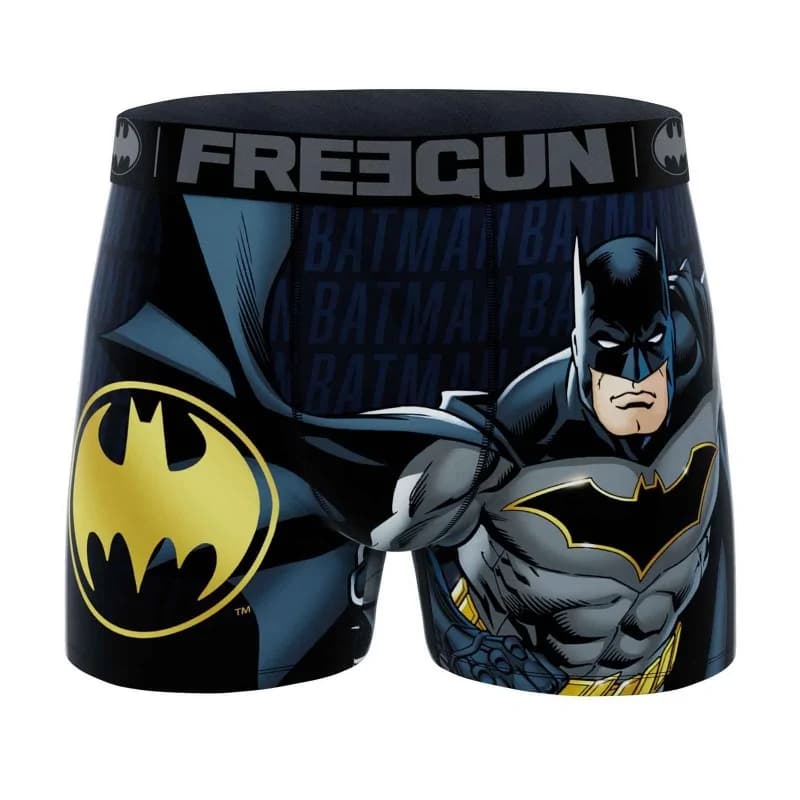 Freegun - Boxer Homme DC Comics Batman "Dark Night" L Gris