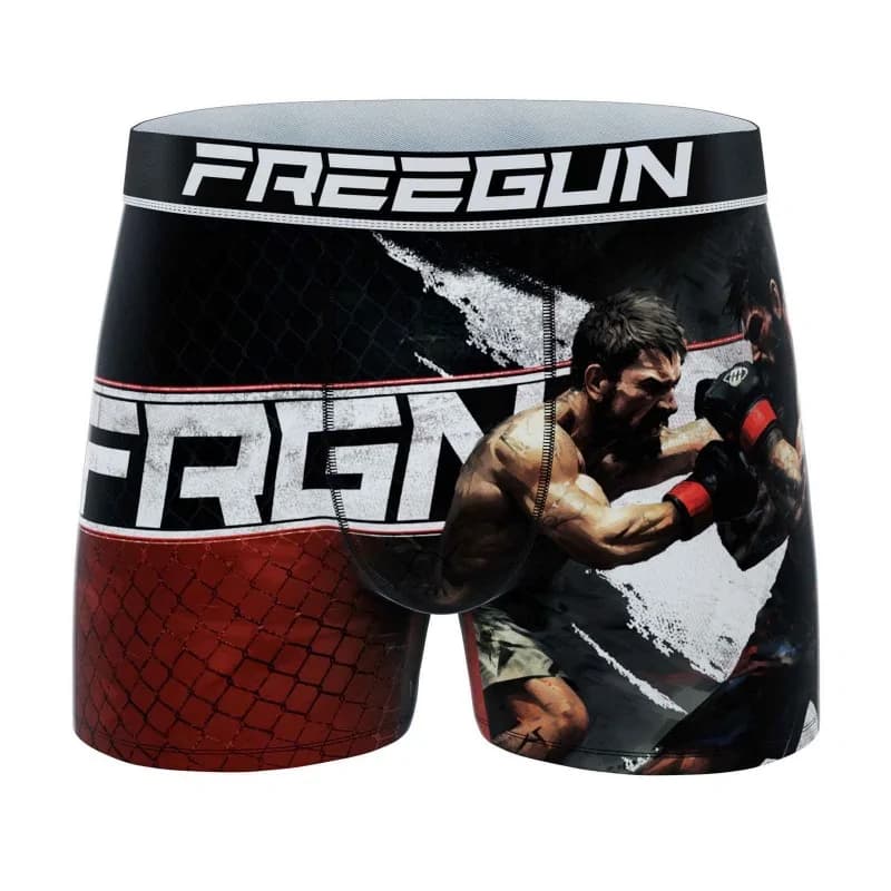 Freegun - Boxer Homme Microfibre "Sport Fight MMA" XL Multicouleur