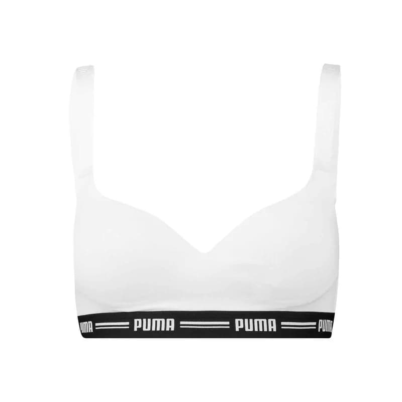 PUMA - Soutien-Gorge rembourré Coton XL Blanc