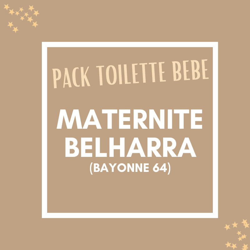 Pack toilette bébé maternité Belharra