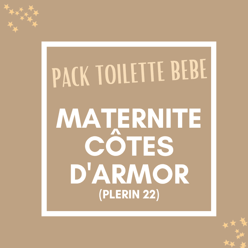 Pack toilette bébé maternité Côtes d'Armor
