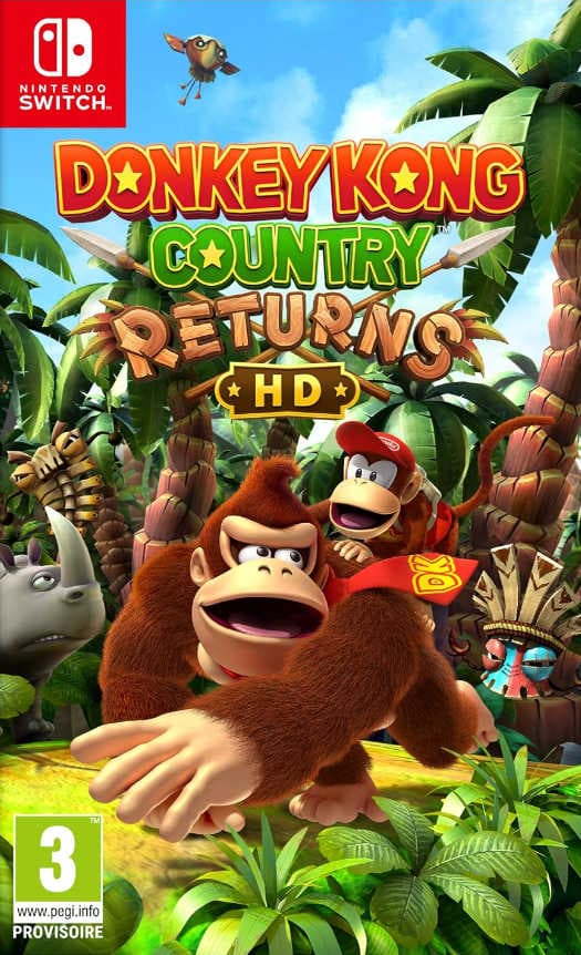 Donkey Kong Country Returns HD Switch Excellent etat Occasion