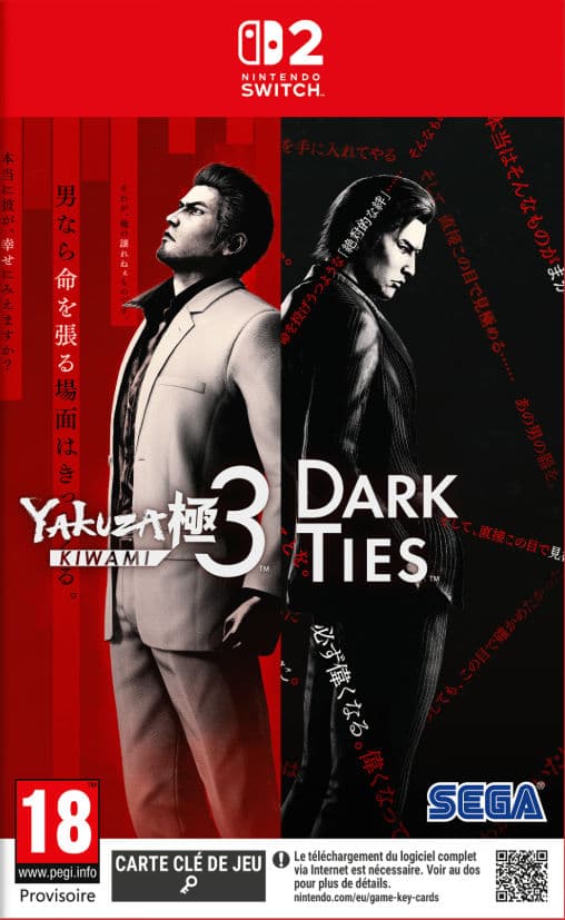 Yakuza Kiwami 3 & Dark Ties Switch 2 Ottime condizioni Usato