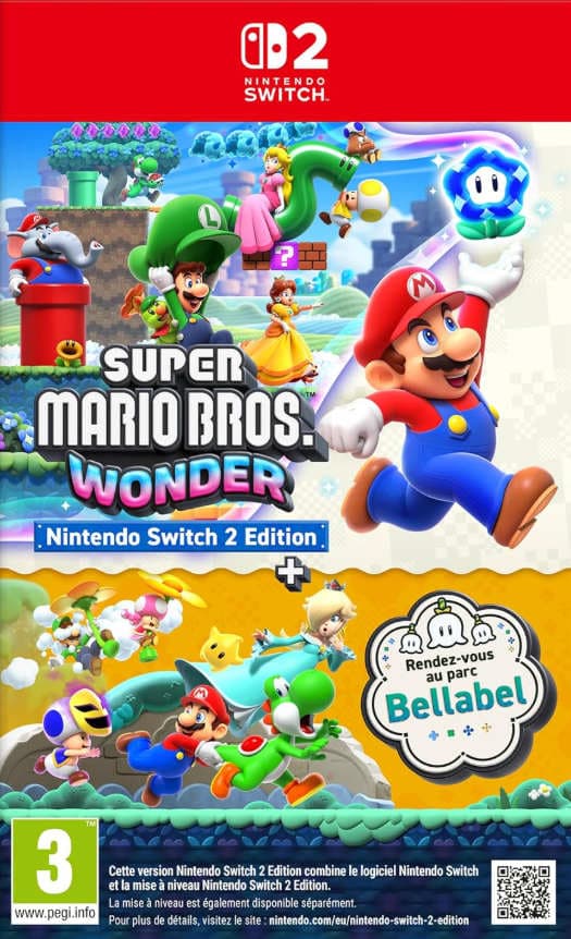 Super Mario Bros Wonder + Tutti al Parco Bellabel Switch 2 Ottime condizioni Usato