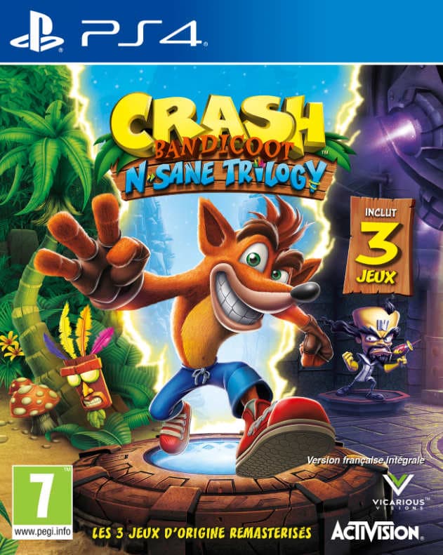 Crash Bandicoot Nsane trilogy PS4