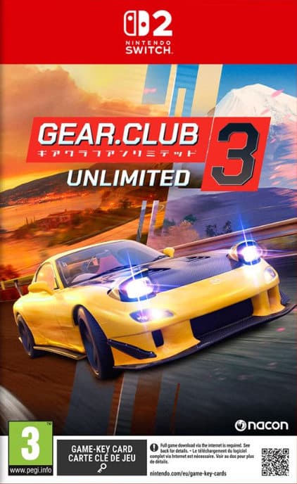 Gear. Club Unlimited 3 Switch 2 Excellent condition Pre-owned