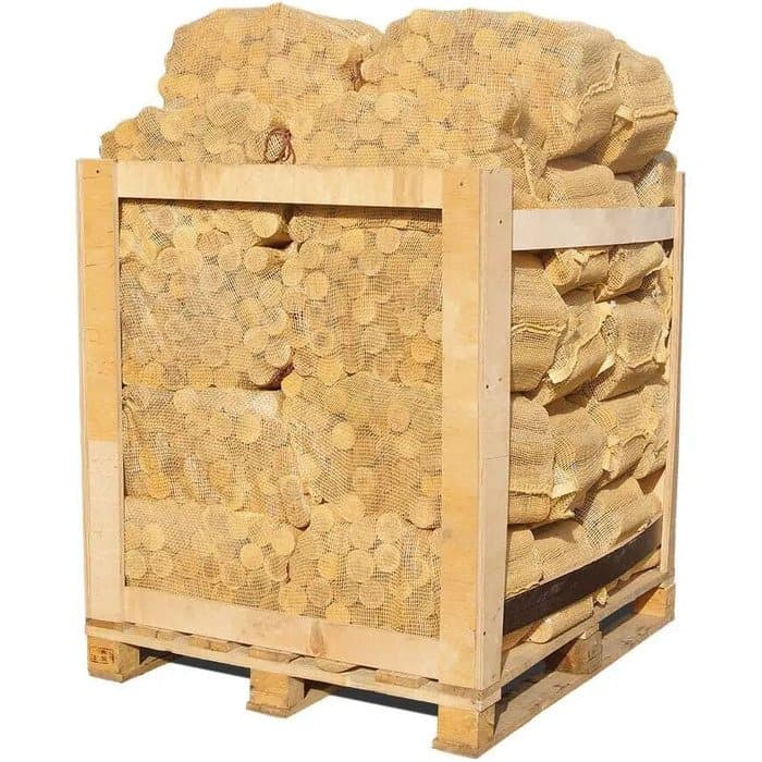 Rundholz Birke 28 cm im Sack-Neu