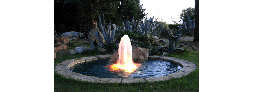 Fontaine préassemblée pour parc Rio