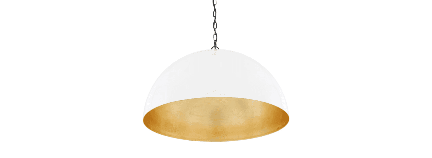 Suspension feuille d'or Design Goma