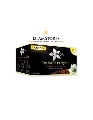 Thé noir à la nigelle ( cannelle aromatisé épices ) - Saouda