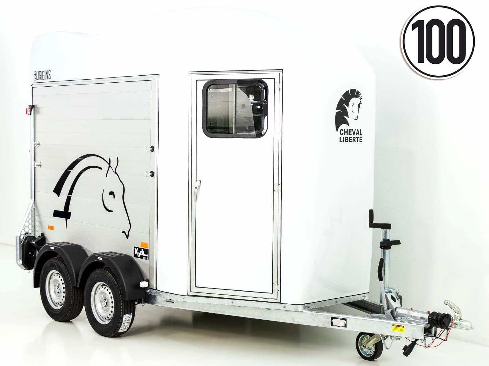 Cheval Liberte Pferdeanhänger GOLD Origins | Sattelkammer | weiß-Neu