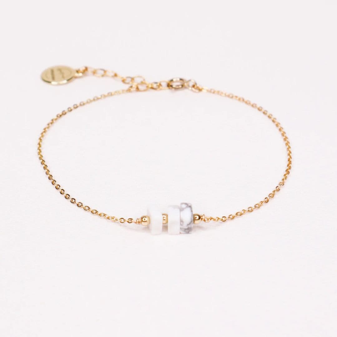 Bracelet howlite Hathor