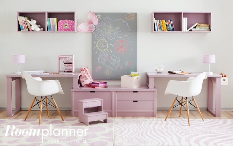 ASORAL - Bureau et Casiers de rangement - 20 coloris