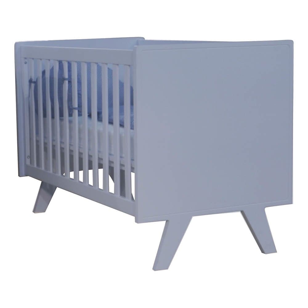 MATHY BY BOLS - Lit bébé Madavin 60 x 120 cm Gris perle