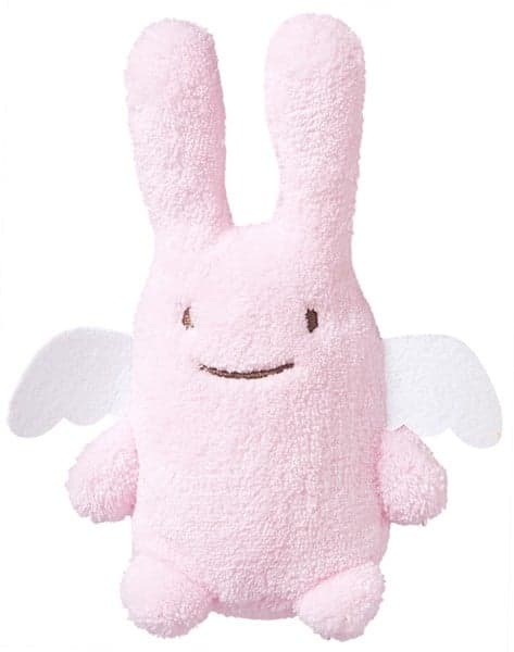 TROUSSELIER - Ange Lapin Hochet Rose 12 cm