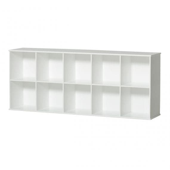 Oliver Furniture - Etagère 5x2 horizontale avec support, à suspendre