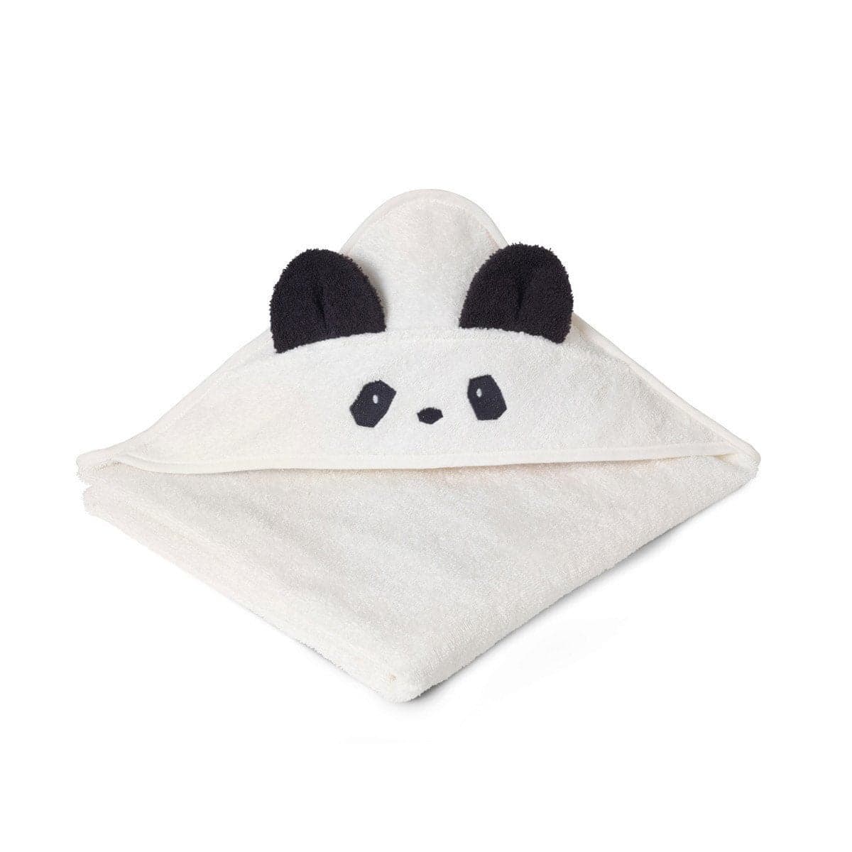 Liewood - Cape de bain Augusta Panda - Blanc