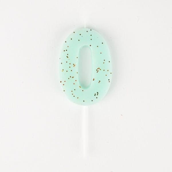 Meri Meri - Bougie d'anniversaire Mint - 0