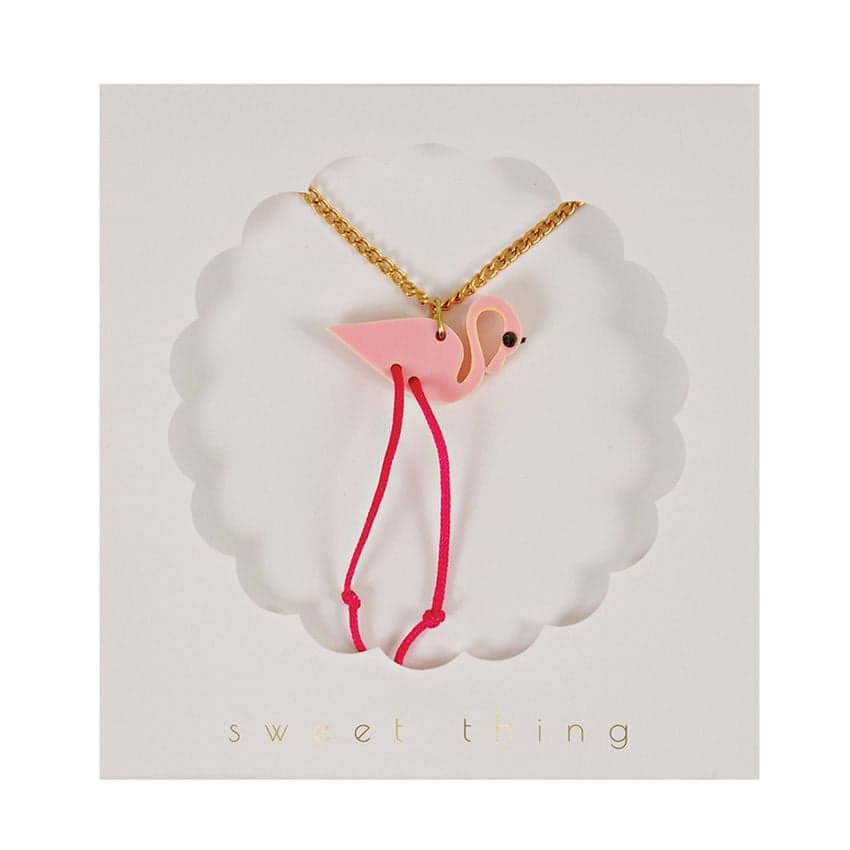 Meri Meri - Collier Flamant Rose