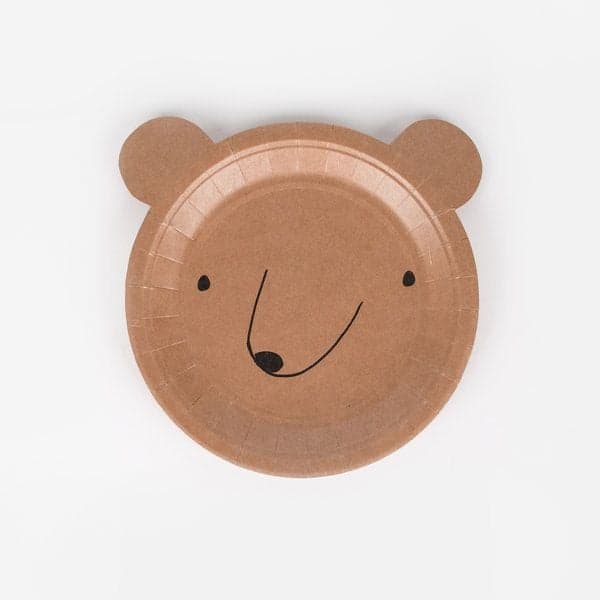 Meri Meri - Assiettes Ours