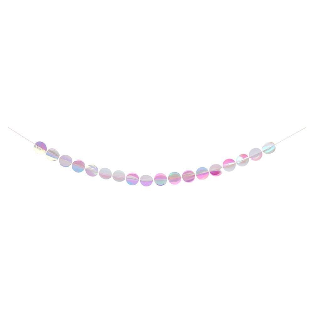 Meri Meri - Guirlande en Papier Irisées - Rose
