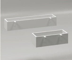 ASORAL/MUBA - Box à suspendre avec crochets - 40 cm