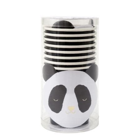 Meri Meri - Gobelets Panda - Pack de 6