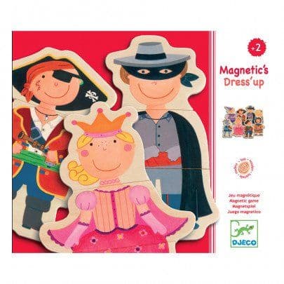 DJECO - MAGNETIQUE BOIS - Dress'up - dès 2 ans