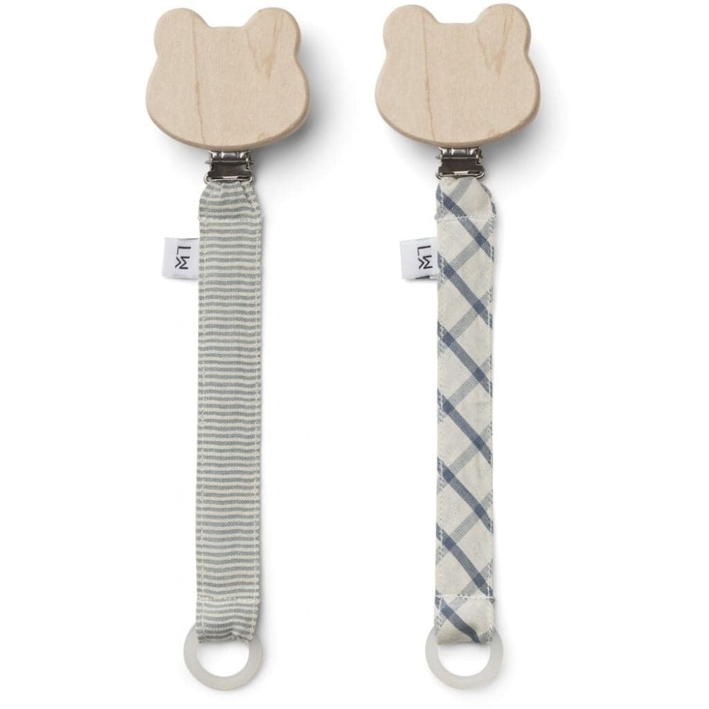Liewood - Attache tétine Sia Blue mix - Pack de 2