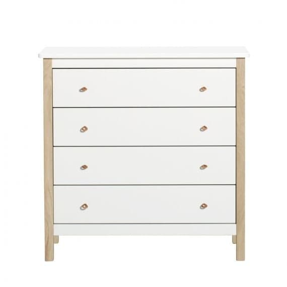 Oliver Furniture - Commode - Blanc/Chêne