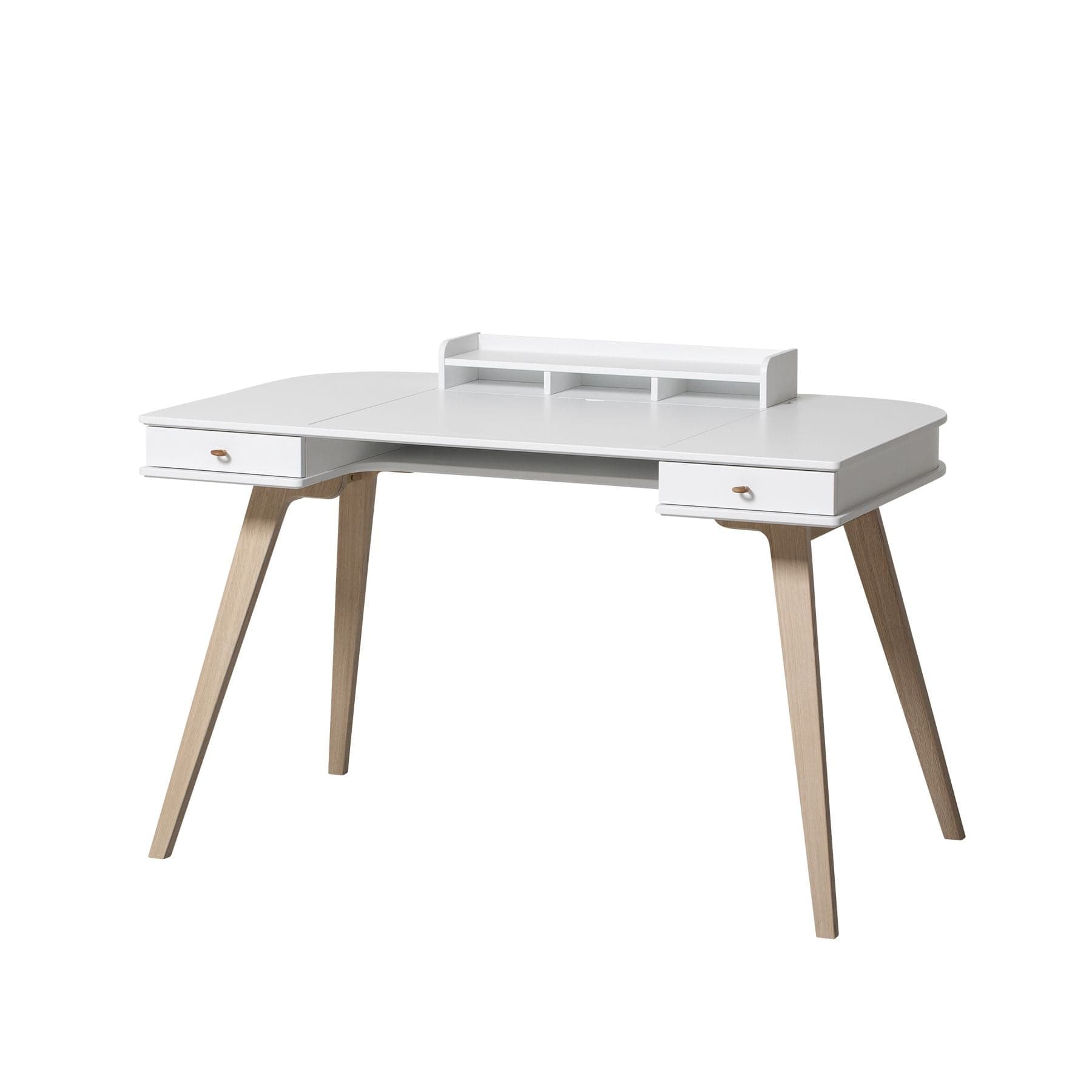 Oliver Furniture - Bureau évolutif Wood 66 cm - Blanc/Chêne