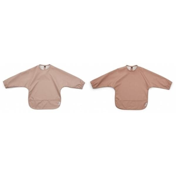 Liewood - Bavoir à manche Merle - Rose mix - Pack de 2