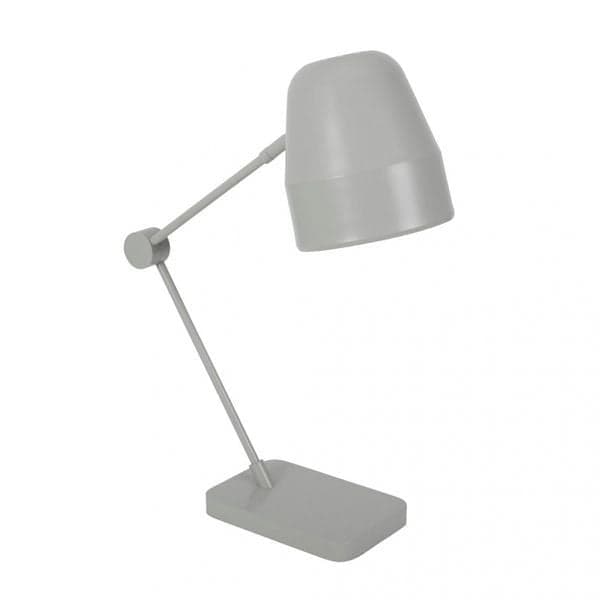 SEBRA -Lampe de bureau design - Métal gris