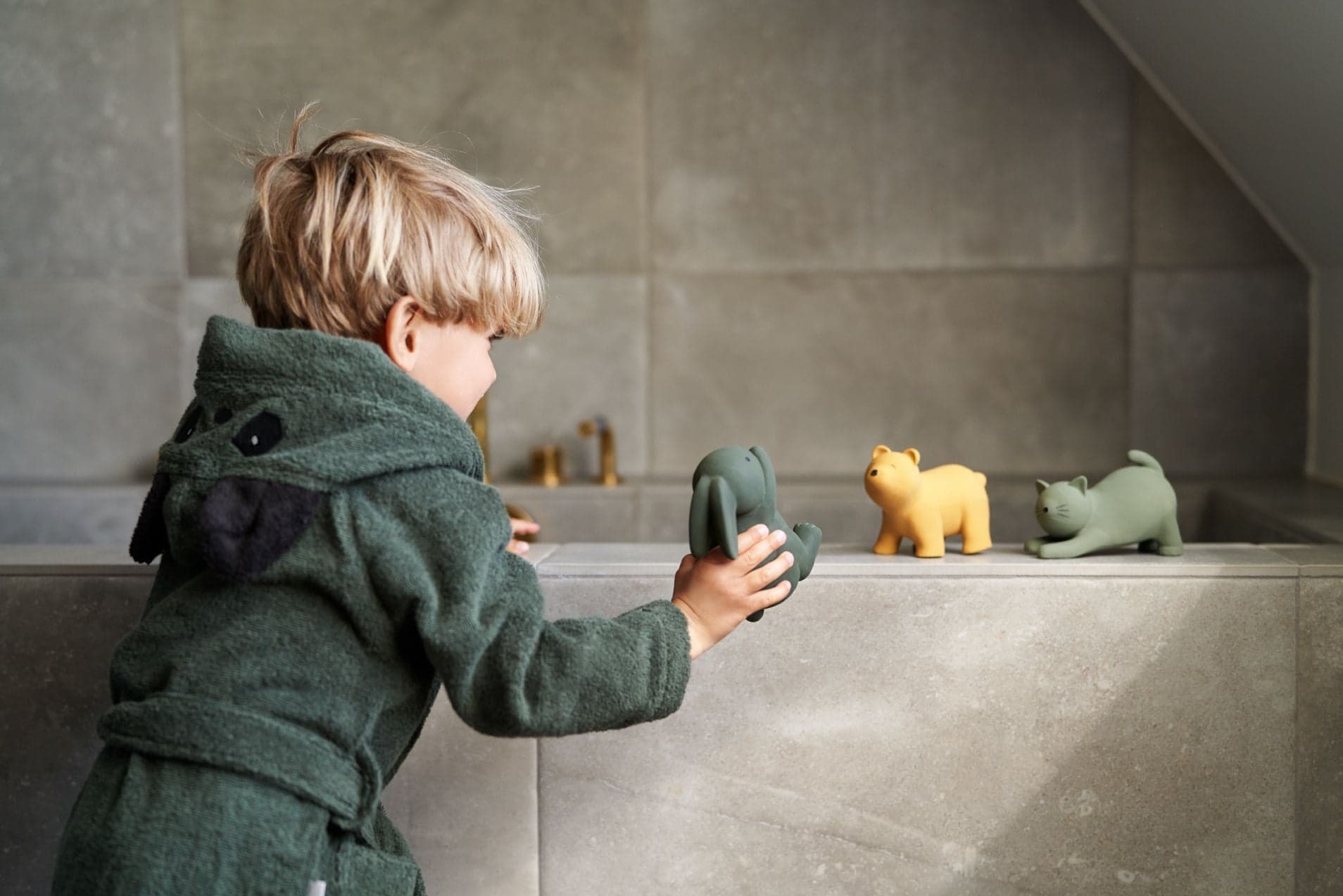 Liewood - Jouets de bain David - Set de 3 - Vert multi mix