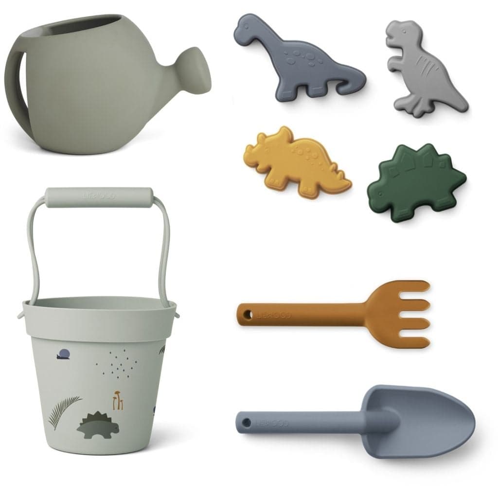 Liewood - Ensemble plage et jardin Florence - Dino blue mix