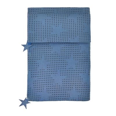 JACK N'A QU'UN OEIL - PEGASE - Housse de couette 140 x 200 cm + taie d'oreiller 65 x 65 cm - Velvet Blue (bleu foncé)