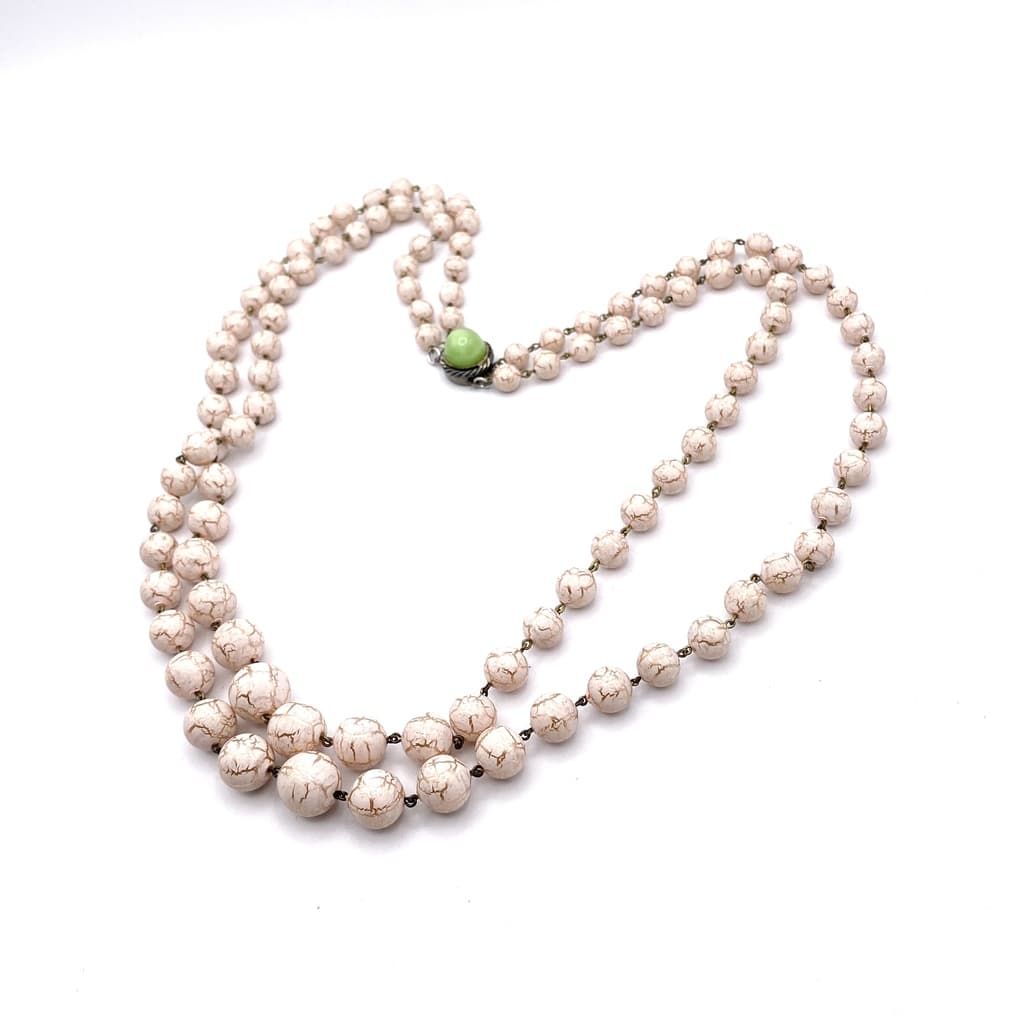 Collier multi rangs de perle et fermoir ancien - 2