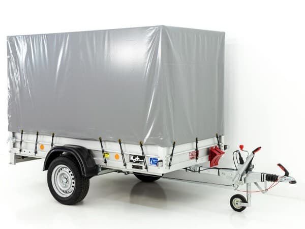 Koch Anhänger mit Plane 125x250cm 1200kg|Typ 4.12 Hobby-Line|Hochplane 150cm|... | PKW Anhänger