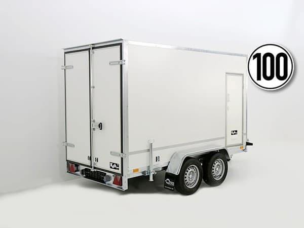 Blyss Kofferanhänger 146x304cm Höhe:180cm 2,0t|Seitentür | PKW Anhänger