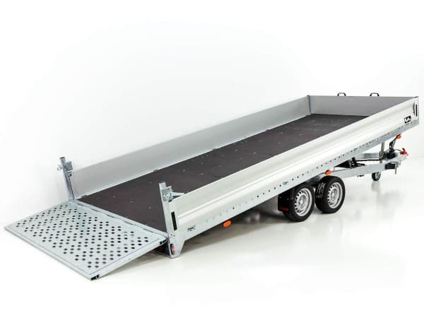 Vezeko Hochlader Anhänger J35.51 MAX|247x515cm 3,5t|Ladefläche kippbar | PKW Anhänger