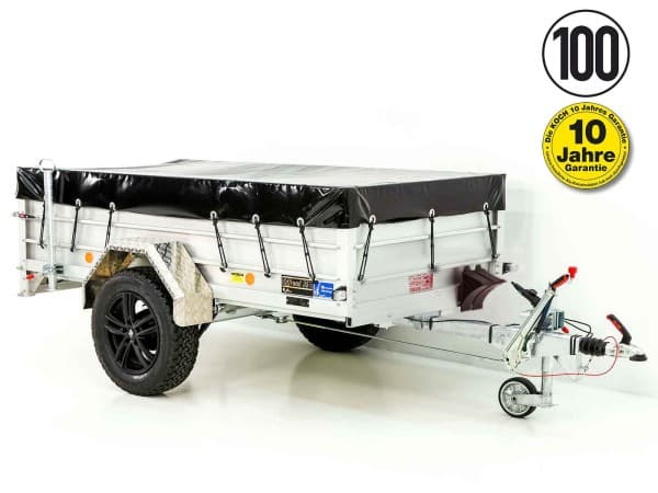 Koch Crossline Anhänger "Crossline 35" 125x250cm 1300kg|Höhe 60cm | Aluboden ... | PKW Anhänger