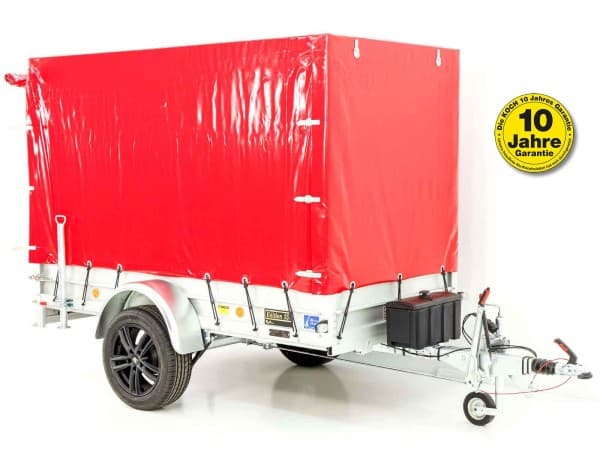Koch-Anhänger "Edition 35" Hochplane 160cm Rot 125x250cm 1300kg|Typ 4.13|Koch | PKW Anhänger