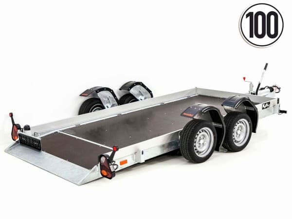 Vezeko Absenkanhänger Tandem 162x345cm 3,5t|E Pumpe | PKW Anhänger